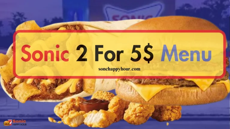 sonic 2 for 5 menu