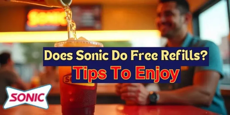 Does Sonic Do Free Refills
